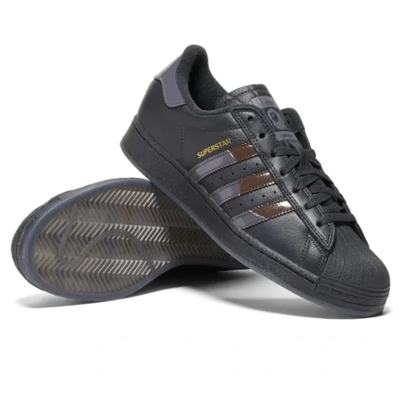 Adidas x Dime Superstar ADV Carbon Brown Skateboarding Sneakers - Picture 3 of 16